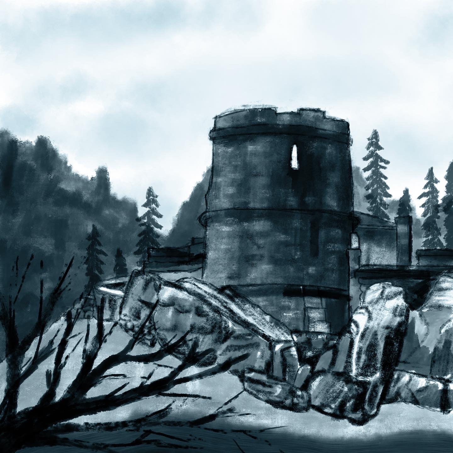 Outpost Illustration