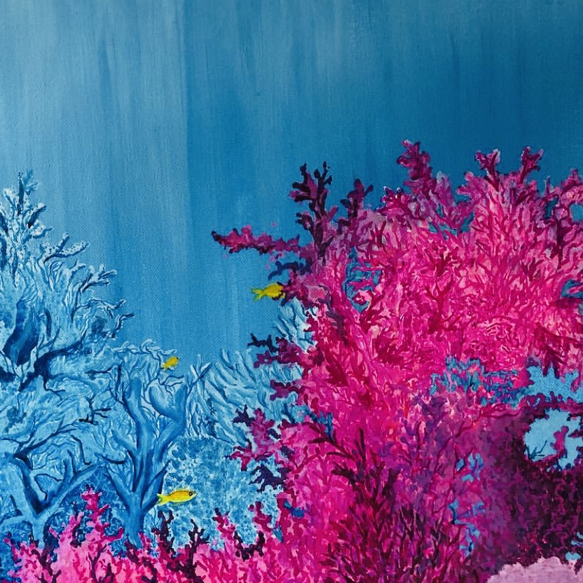 vibrant sea Painting